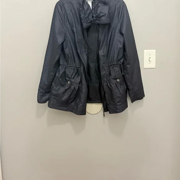 Liz Claiborne Navy Utility Jacket - Picture 2 of 8